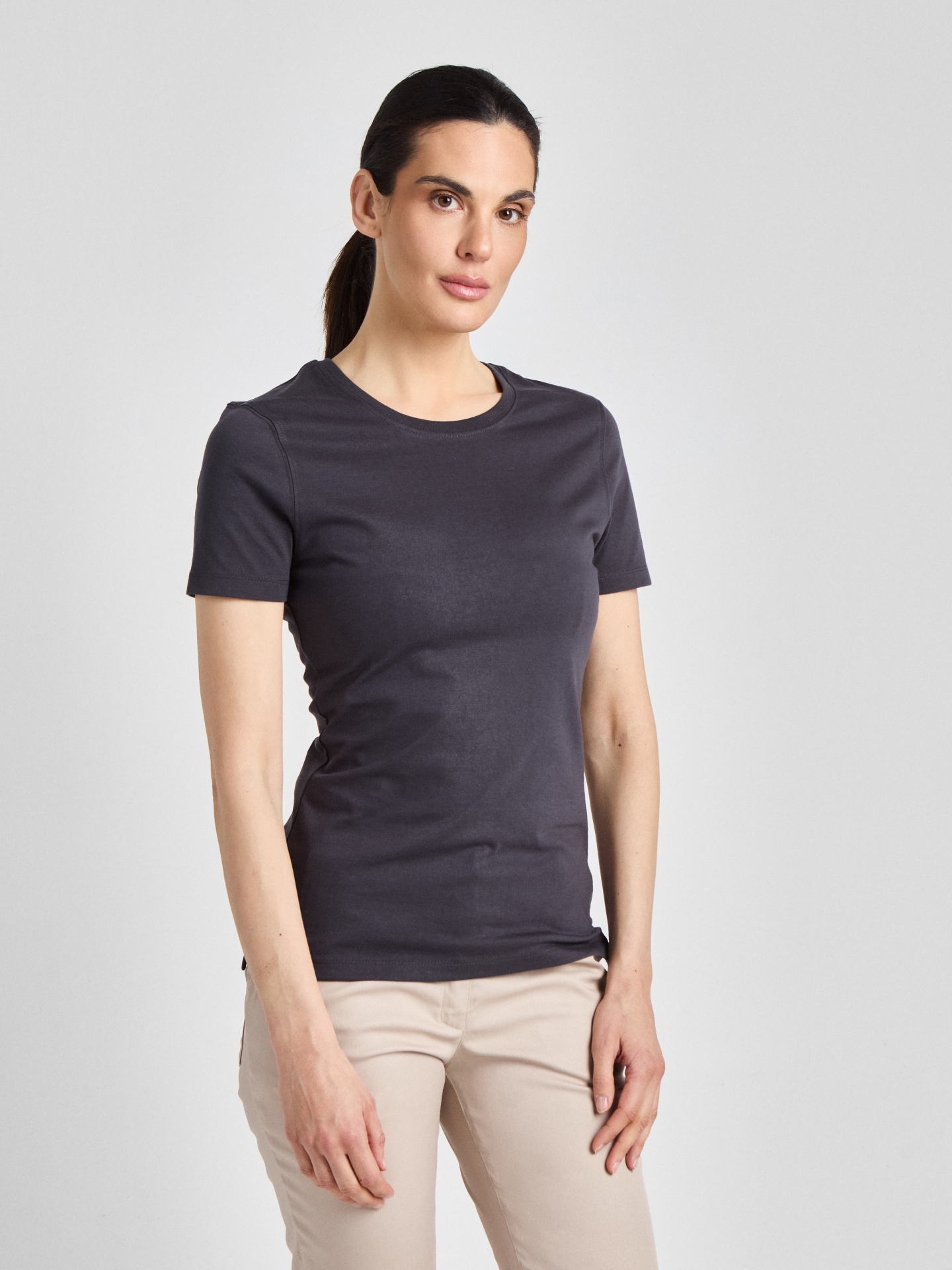 T-Shirt Kurzarm Ragusa Lady - anthrazit